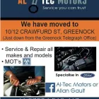 Business 5 image ALTEC MOTORS LTD MOT Test Centres & Vehicle Inspection in Greenock Re