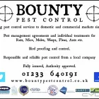 Business 1 image BOUNTY PEST CONTROL Pest & Animal Control in Ashford Ke