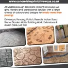 Business 3 image CONCRETE IMPRINT DRIVEWAYS - DRIVEWAYS MIDDLESBROUGH Paving & Driveway Contractors in Middlesbrough Cl
