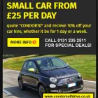 Business 1 image CONDOR SELF DRIVE Van & Truck Hire in Edinburgh Mi