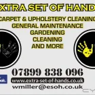 Business 1 image EXTRA SET OF HANDS Upholstery Cleaners in Clydebank Du
