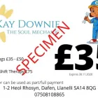 Business 2 image KAY DOWNIE - THE SOUL MECHANIC Specialist Shops in Llanelli Dy