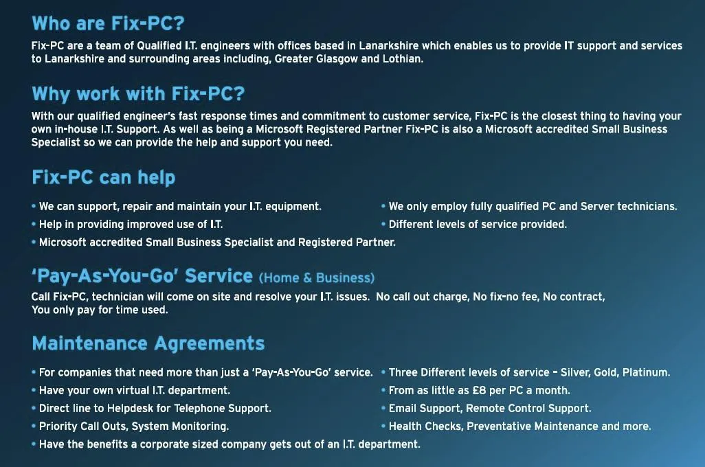 Business 3 image FIX-PC (PC & NETWORK SERVICES)